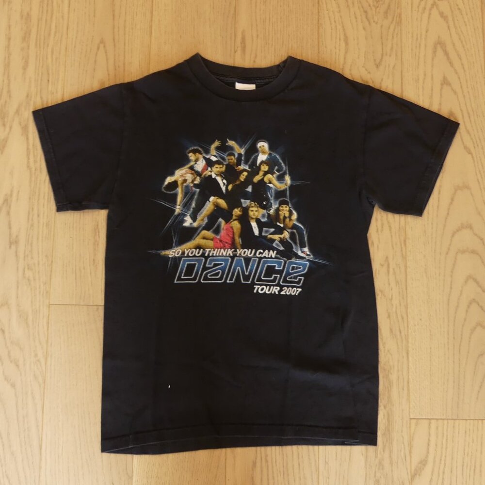 Vintage 2007 So You Think You Can Dance Tour T-Shirt Small Black
